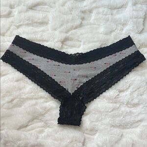 2017 Victoria's Secret Cheeky Lace Trim Panty XL